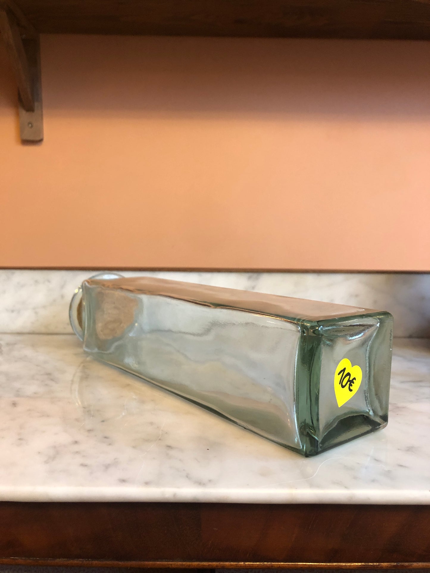 Pot en verre carré (Grand format)