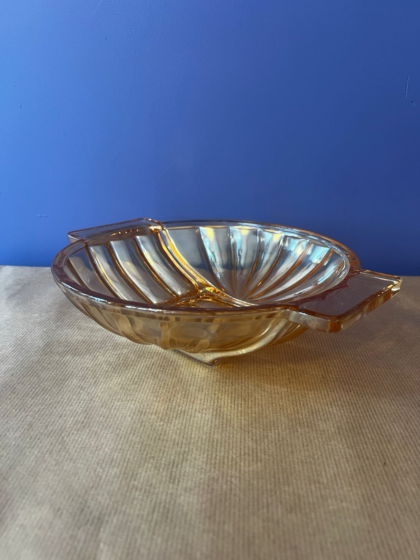 Vide poche vintage irisé (jaune)