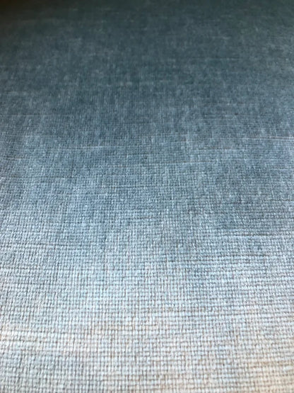 Fauteuil crapaud bleu (velours)
