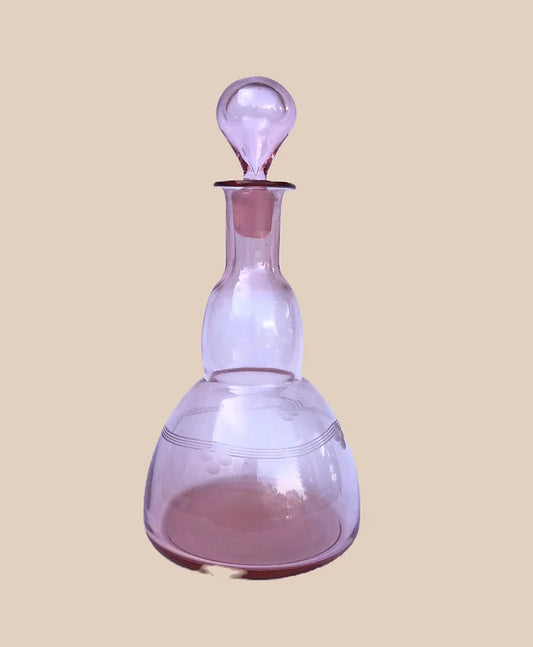 Carafe rose vintage