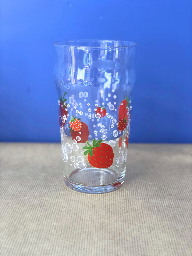 Grands verres à motifs (fruits)