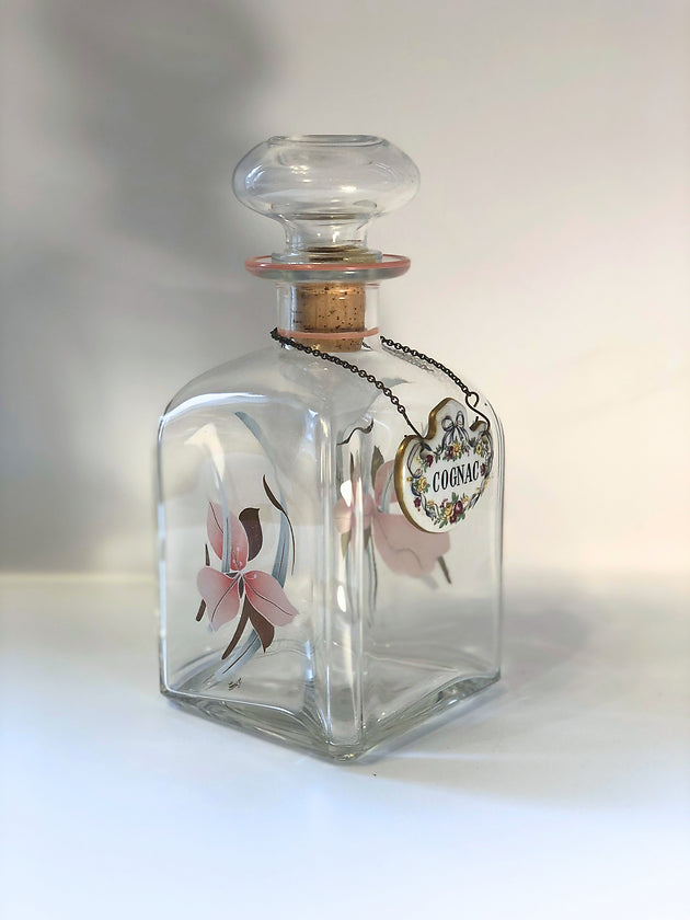 Carafe à liqueur Cognac avec médaillon