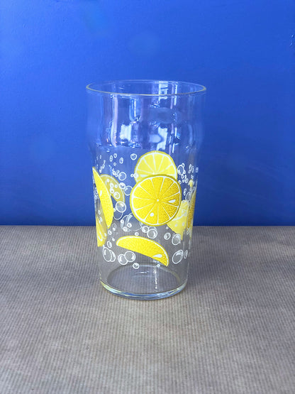 Grands verres à motifs (fruits)
