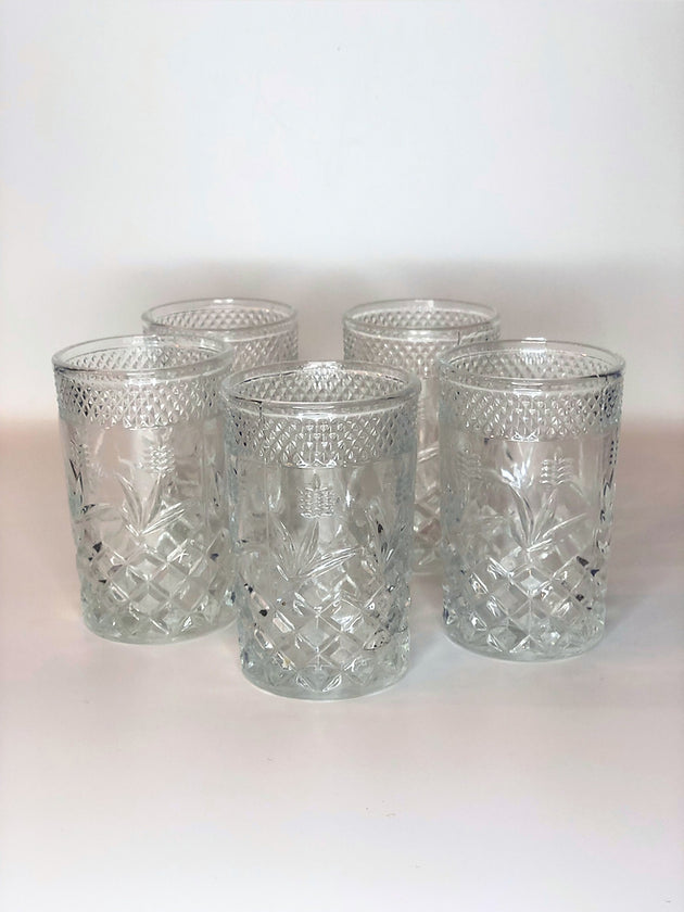 Verres à eau gravés (lot de 5)