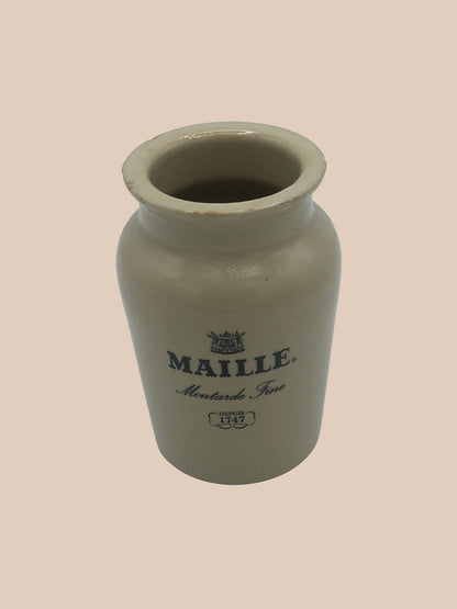 Pot à moutarde en grès (maille)