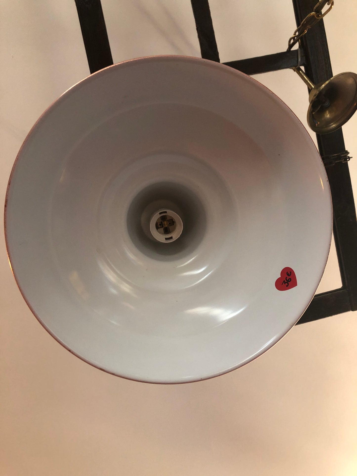 Suspension cuivrée