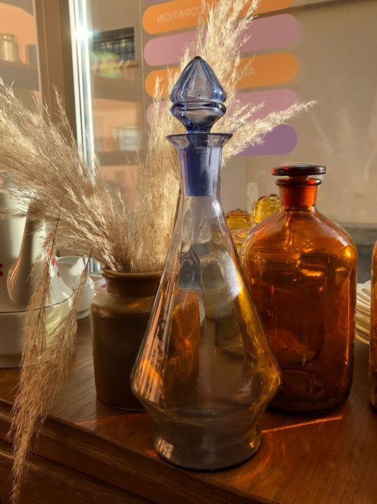 Carafe a liqueur style art déco (violette)