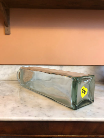 Pot en verre carré (Grand format)