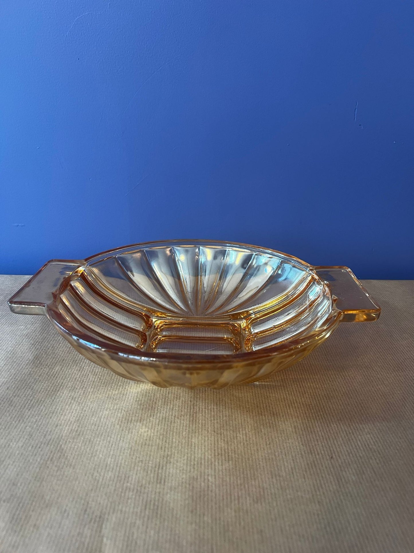 Vide poche vintage irisé (jaune)