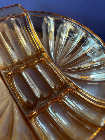Vide poche vintage irisé (jaune)