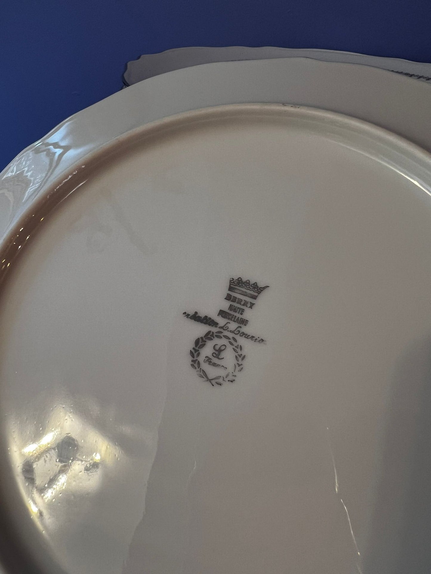 Assiettes en porcelaine du Berry